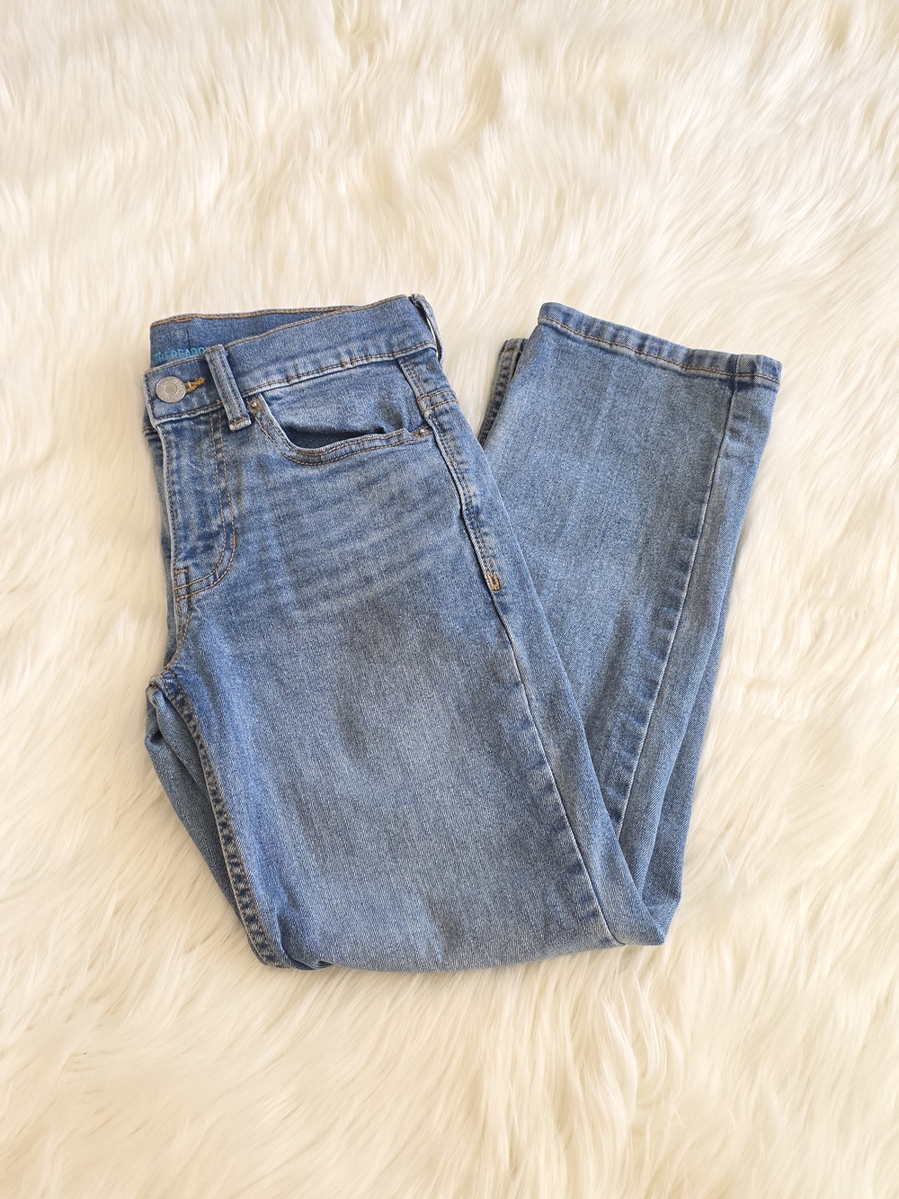Thereabouts straight denim jeans, Size 8